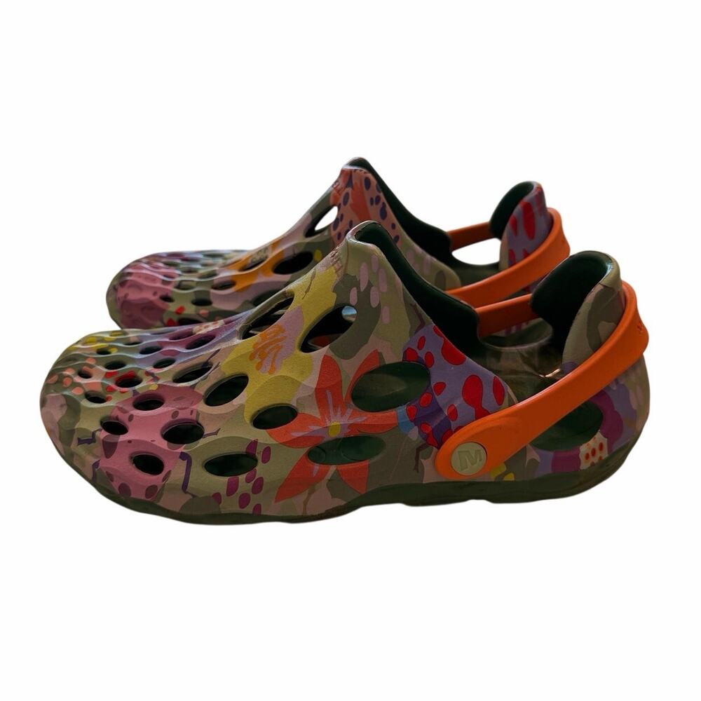 Merrell Hydro Moc Botanist Multi-Color Floral Water Shoes Sandals Clogs Size 8